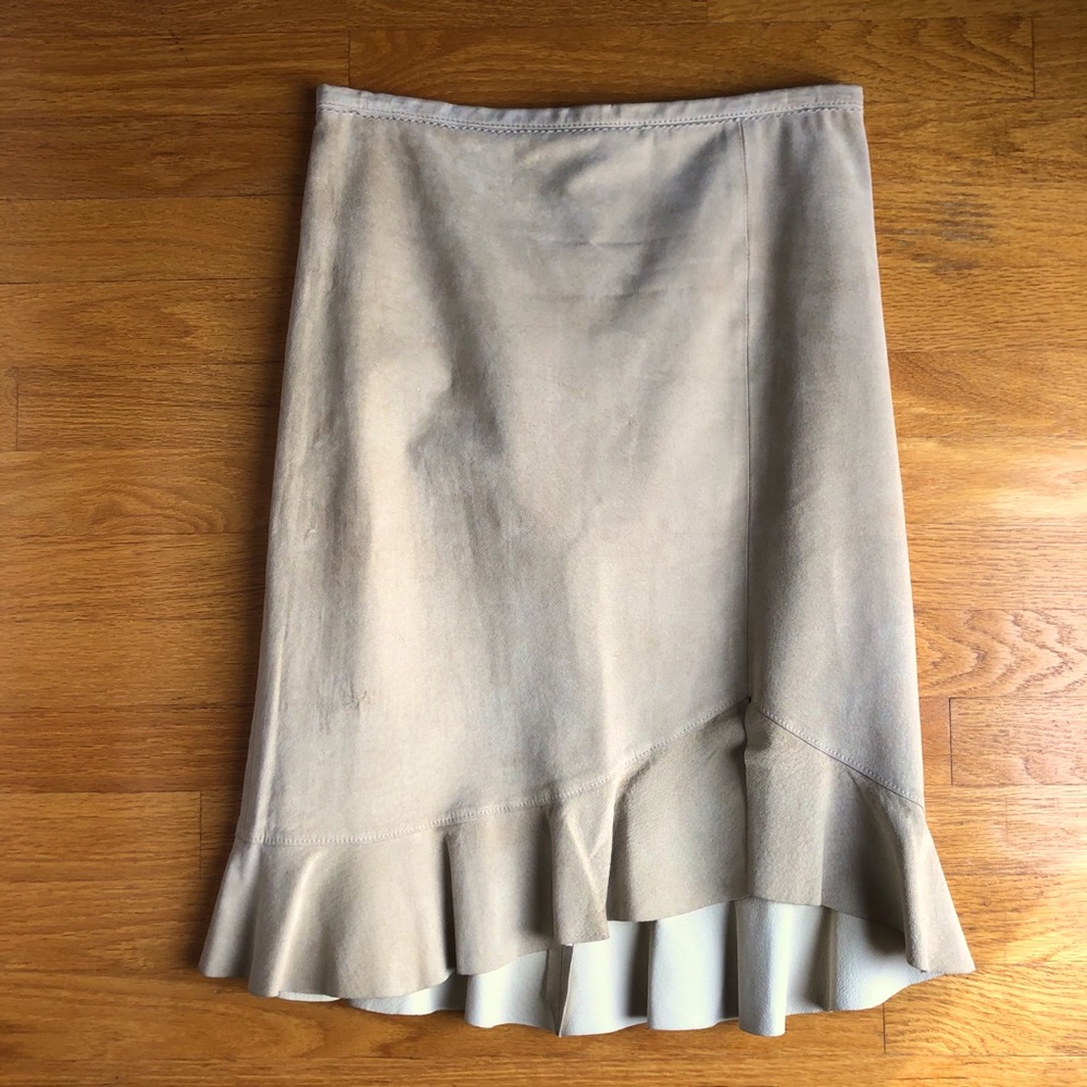Vintage BCBG MaxAzria Suede Skirt